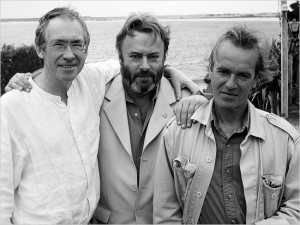 2004 With Ian McEwan, left, and Martin Amis in Uruguay